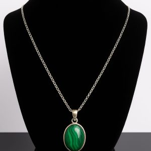 Conjunto Cadena y Aros Verde